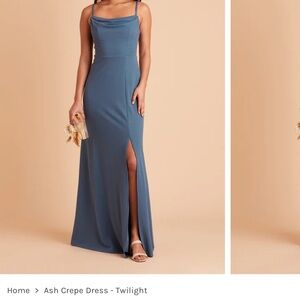 Birdy Grey Ash Crepe Dress Twilight